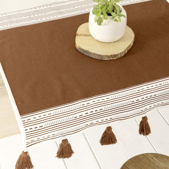 Nima Checkered Cotton Tablecloth Marra 85x85cm