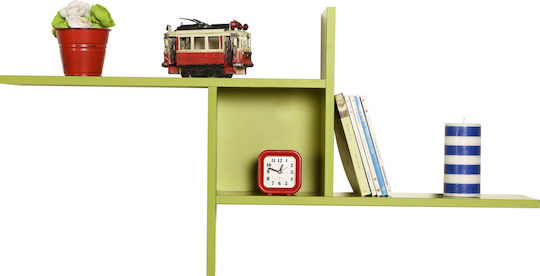 Wall Shelf Windmill Green 100x18x50cm