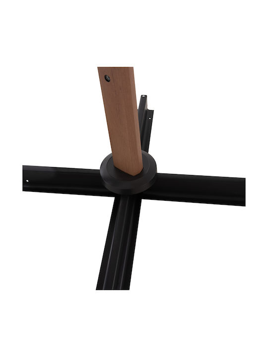 Professional Hanging Squared Aluminum Parasol Javante Beige 2.56x2.56xH2m