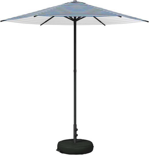 Umbrelă Rotundă Din Aluminiu Albastră Φ2.3xÎ2.28m