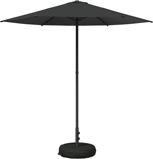 Garten- und Terrassen-Sonnenschirm Rundschreiben Aluminium Grau F2.3xY2.28m