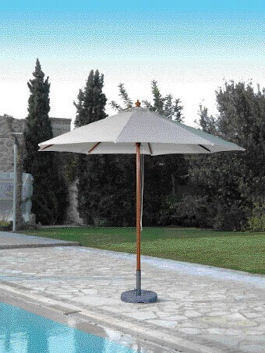 Umbrelă Rotundă Din Aluminiu Ecru Φ3m