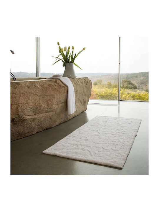 Abyss & Habidecor Πατάκι Μπάνιου Brighton 70006-20100 White 70x140εκ.