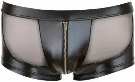Svenjoyment Underwear Zipper Мъжки секси боксерски Черен