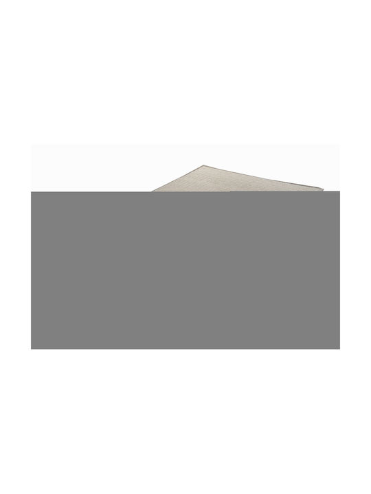 Tzikas Carpets 72970-weiß Teppich Rechteckig Synthetisch,Polyester/Cotton/Leather White, Cream