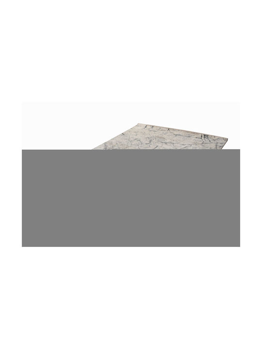 Tzikas Carpets 72189 Rutschfest Teppich Rechteckig Synthetisch,Polyester/Cotton/Leather Gray