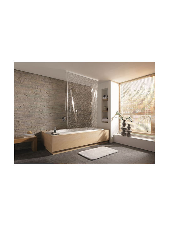 Kleine Wolke 3321 Shower Roller Curtain 128x240cm Mother Of Pearl