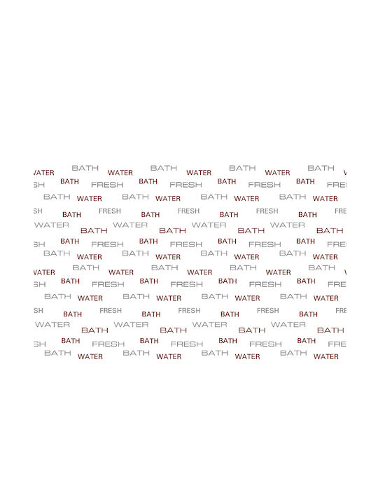 Sidirela Vita Κουρτίνα Μπάνιου 180x180cm