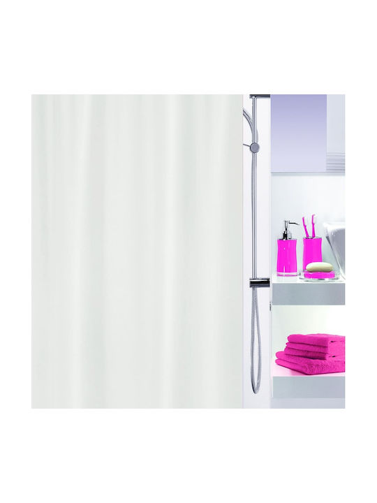 Dimitracas Plain Fabric Shower Curtain 180x200cm Rainbow