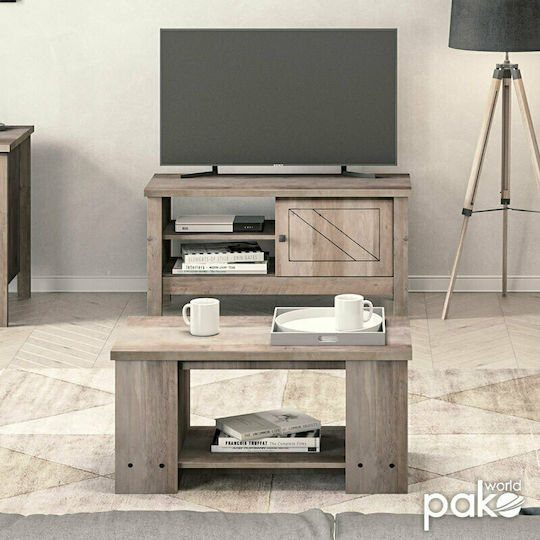 Tara Επιδαπέδιο Rustic / Oak 102.5x39.5x50.5εκ.