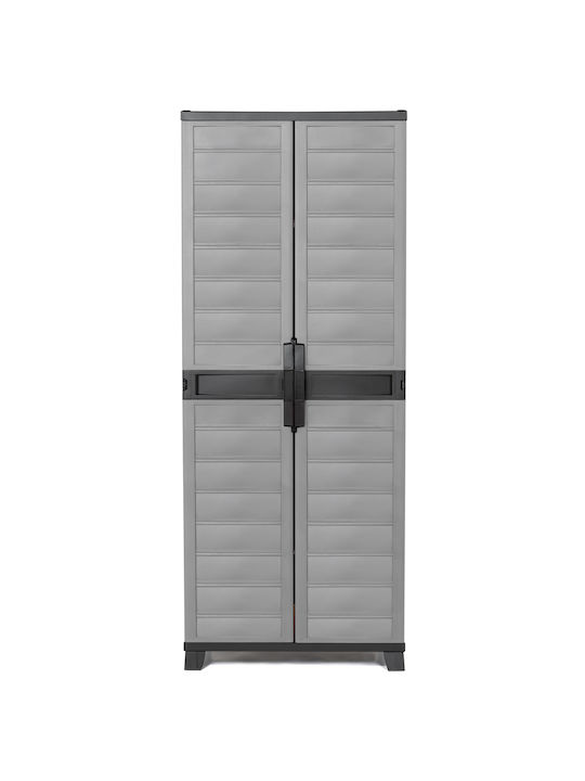 Dulap cu două uși Plastic cu 4 Rafturi 70x43x180cm