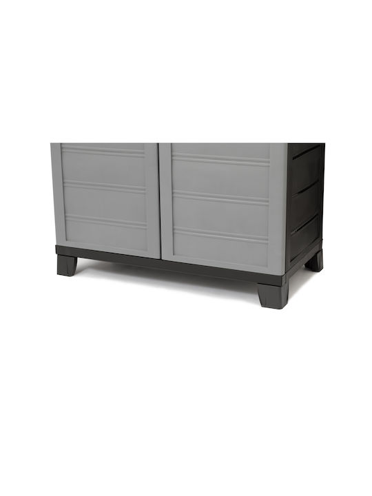Dulap cu două uși Plastic cu 4 Rafturi 70x43x180cm