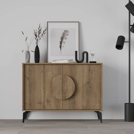 Bufet Gora Din Lemn Maro Deschis 110x35.6x82cm