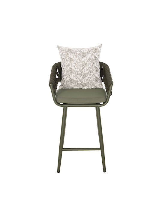 Scaune De Exterior Din Aluminiu Camden Cu Pernă Dark Olive