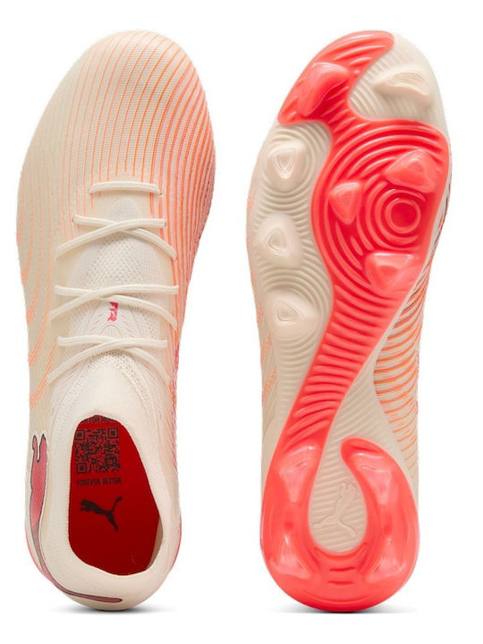 PUMA Future Football Shoes with Cleats FG/AG Beige