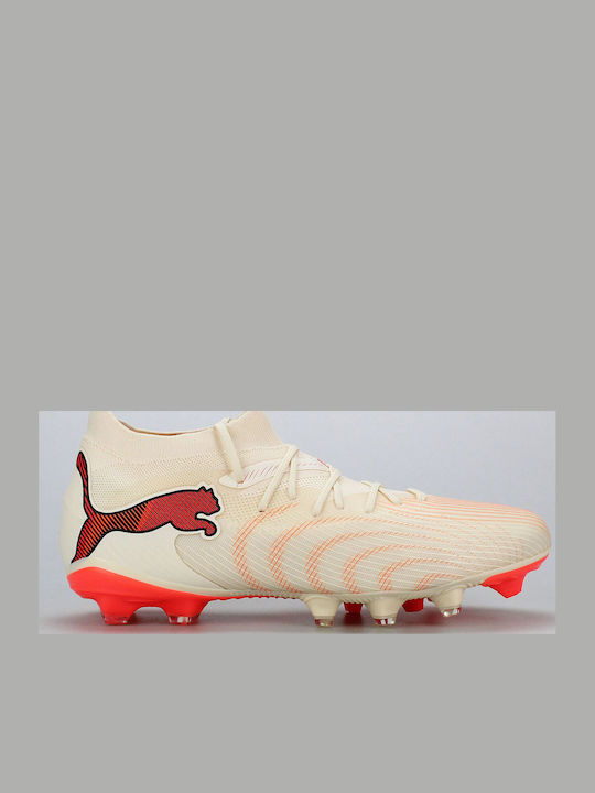 PUMA Future Football Shoes with Cleats FG/AG Beige