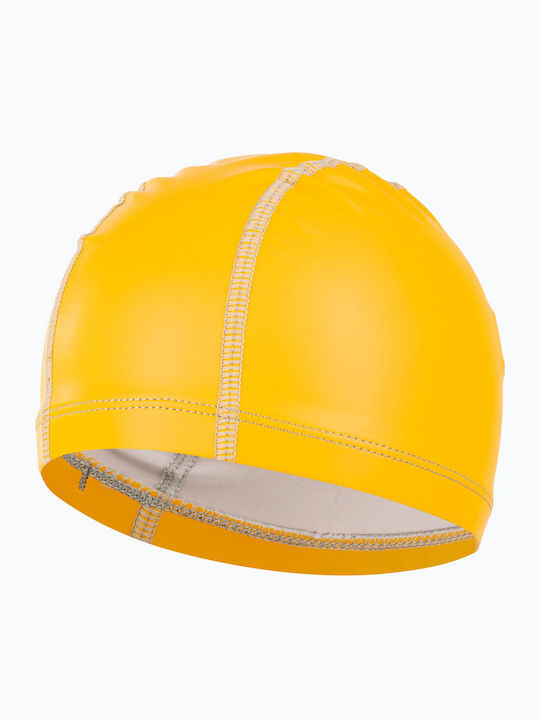 Speedo Pace Cap Polyester Kids Swimming Cap Yellow