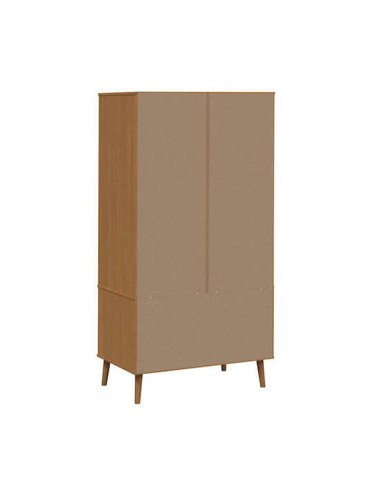 Δίφυλλη Ντουλάπα Καραμέλα 90x55x175cm