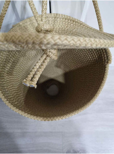 SteweHome Aufbewahrungskorb Stoff mit Deckel Beiges 30x20cm