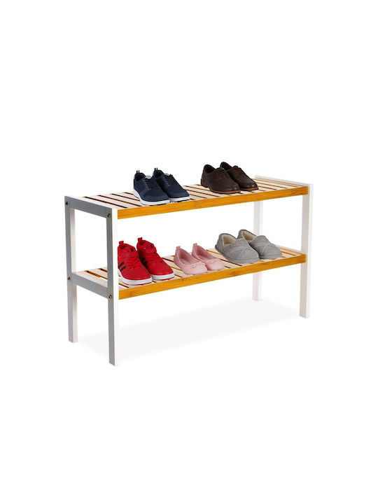 Shoe Organizer Made of Bamboo 70x26x33cm