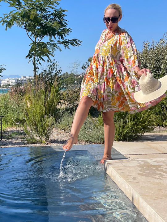 Καλοκαιρινό Mini Φόρεμα Floral