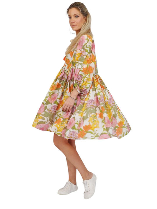Καλοκαιρινό Mini Φόρεμα Floral