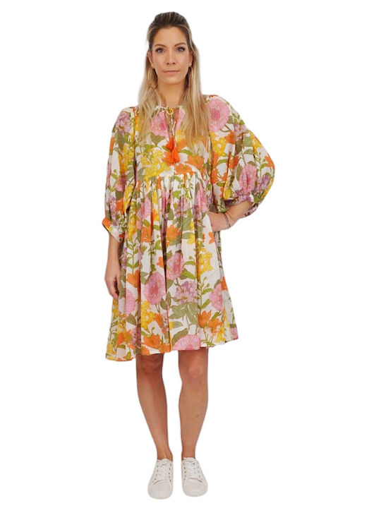 Καλοκαιρινό Mini Φόρεμα Floral
