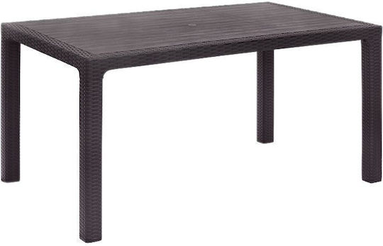 Маса Kalan 150x90x75 Кафява Маса Kalan 150x90x75 Кафява