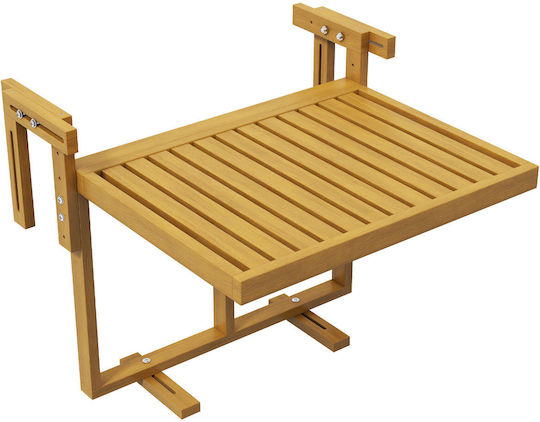 Garten- und Terrassentisch Anhänger Zusammenklappbar 68x65x40,5 Holzschatten Farbe Garten- und Terrassentisch Anhänger Zusammenklappbar 68x65x40,5 Holzschatten Farbe