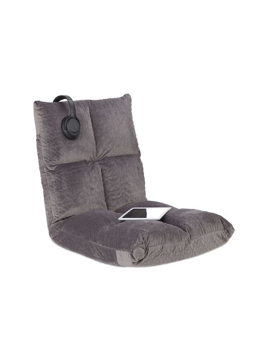 Bean Bag Chair Gray 58x55x50cm