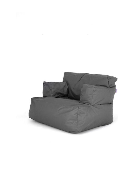 Bean Bag Chair Waterproof Gray 80x80x70cm