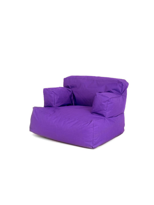 Pouf Hocker Lila