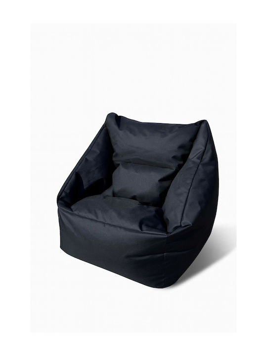 Bean Bag Pear Waterproof Black 60x40x70cm
