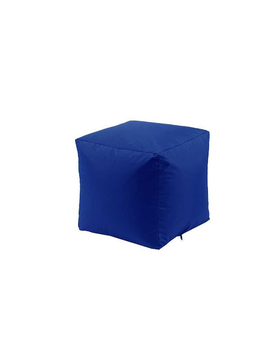 Fotolii Puf Polimorfic Scaun Impermeabil Albastru Regal 45x45x45cm