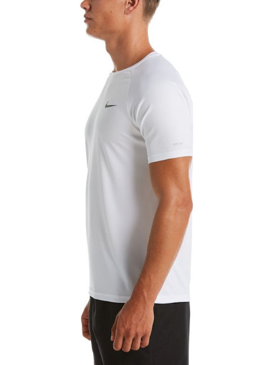 Nike Hydroguard UPF 40+ Men's Short Sleeve Sun Protection Shirt White