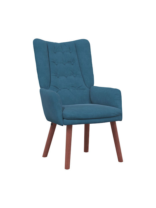 Sessel Samt Blue 63x67x94cm