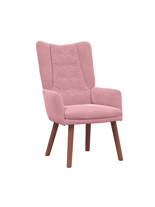 Sessel Samt Pink 63x67x94cm