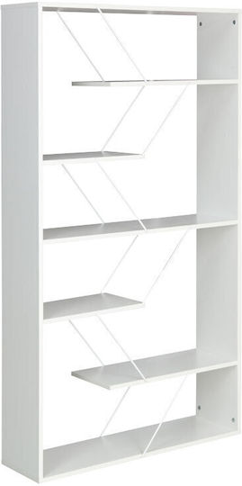 Bücherregal Model Weiß 84x24x157cm