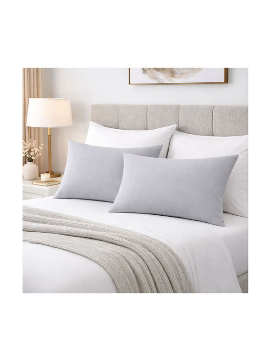 Astron Italy Set Pillowcases Grey 52x72cm