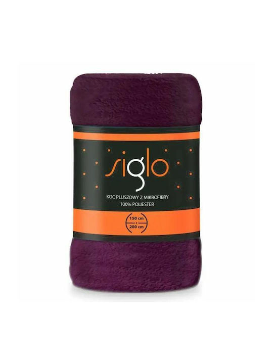 Faro Κουβέρτα Γούνινη Καναπέ 130x170εκ. Purple