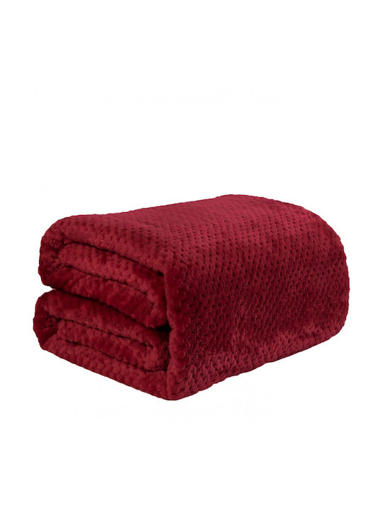 Ehome Fleece Decke Übergröße 220x240cm Rote 11 Geschenk Übergröße Fleece Decke PopCorn 220x240