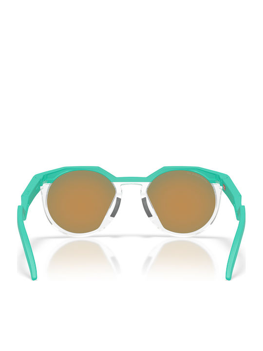 Oakley Hstn Prizm Unisex Sunglasses with Turquoise Frame and Turquoise Polarized Lens
