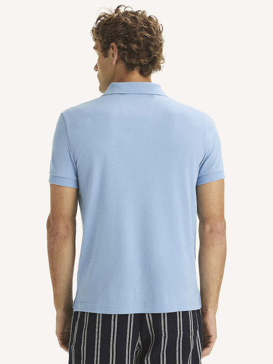 Polo Herrenbluse Kurzarm Blaue