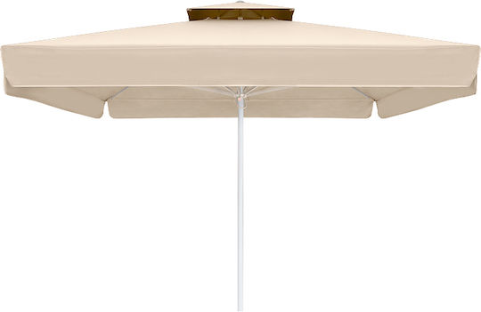 Juno Umbrelă din aluminiu cu rezistență la vânt Ecru Juno Umbrelă din aluminiu cu rezistență la vânt Ecru