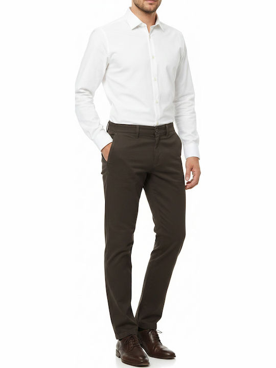 Chino Trousers in Regular Fit Brown