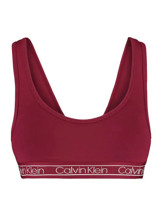 Calvin Klein Bralette Bra Burgundy