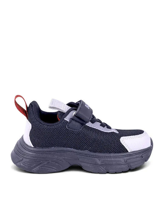 Kids Sneakers with Hook & Loop Closure Black