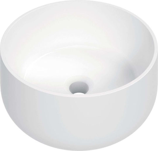 Deante Einbau Badezimmerwaschbecken Keramik 35,3x35,3cm Weiß