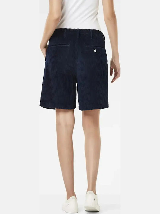 Дамска бермудa Bold Indigo Corduroy, Тъмносин