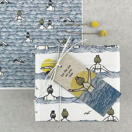 Sticker Swimmers-let Sea 10,5x4,5cm